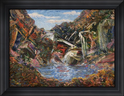 Framed Mountain Pool Print