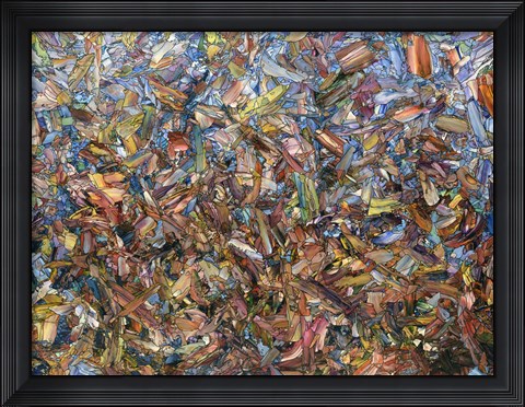 Framed Fragmented Fall Print