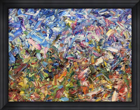 Framed Fragmented Garden 9K Print