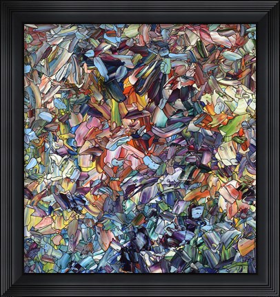 Framed Fragmenting Heart Print