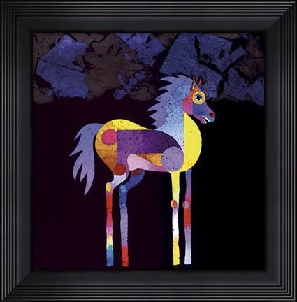 Framed Night Foal Print