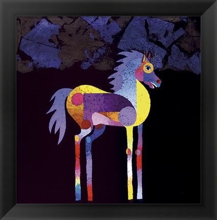 Framed Night Foal Print