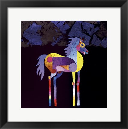 Framed Night Foal Print