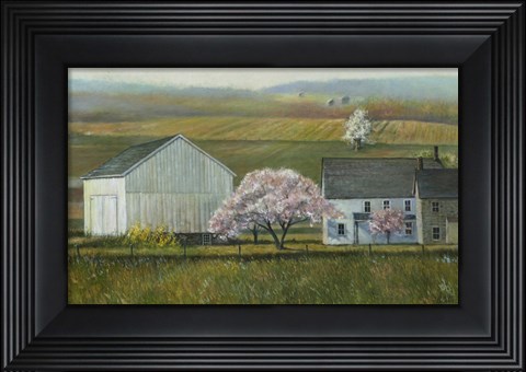 Framed Bucks Co Spring Print