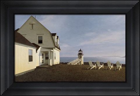 Framed Island View Print