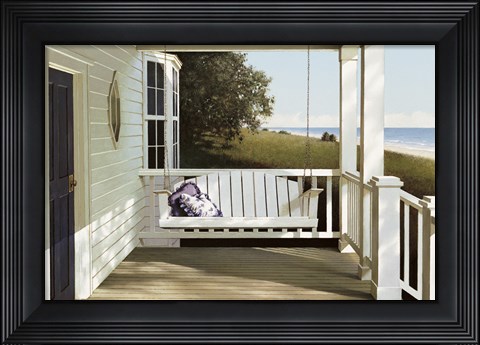 Framed Shore House Print