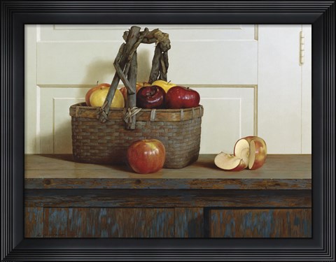 Framed Still Life With Apples Print