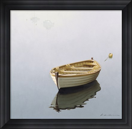 Framed Boat Shadow Print