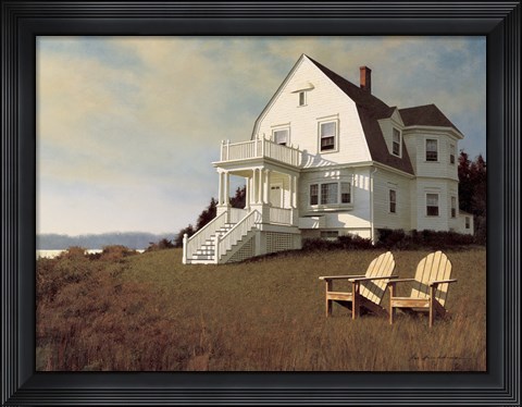Framed Oceanfront View Print