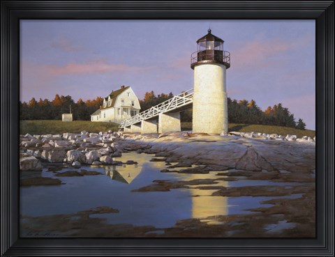 Framed Lighthouse 3 Print