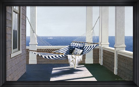 Framed Striped Hammock Print