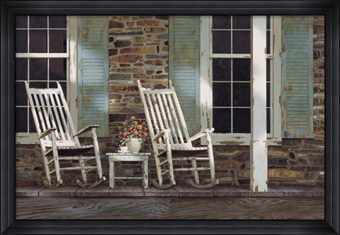 Framed Stone House Print