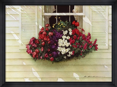 Framed Flowerbox Print