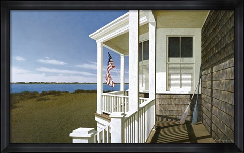 Framed Porch View Print
