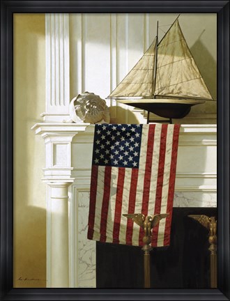 Framed Justice Print