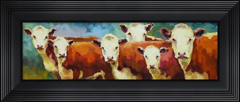 Framed Cattle Call Print