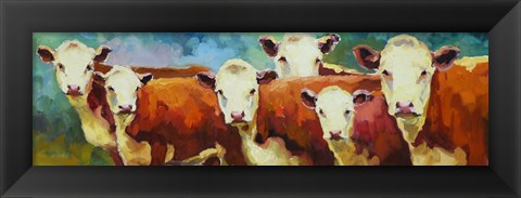 Framed Cattle Call Print