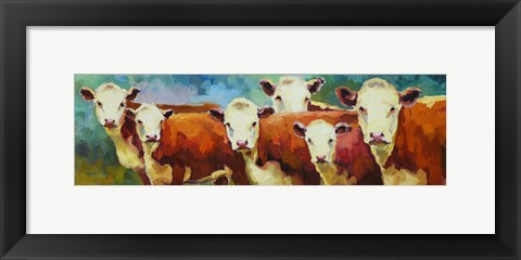 Framed Cattle Call Print