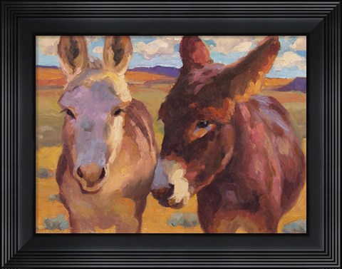 Framed Your Place or Mine Print