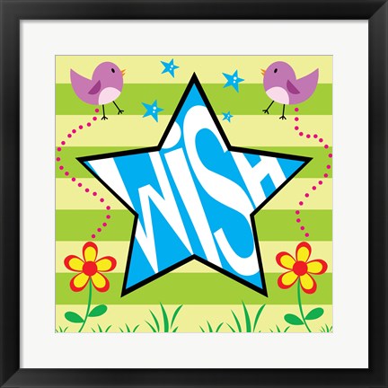 Framed Wish Garden Print