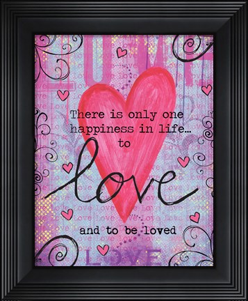 Framed Love Print