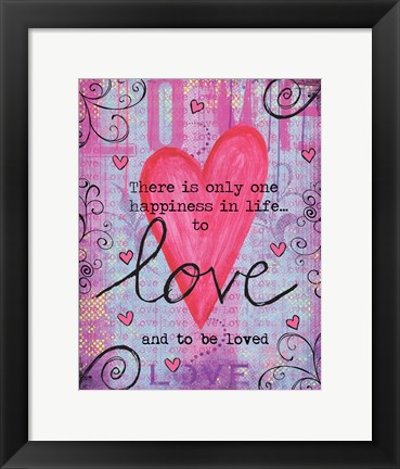Framed Love Print