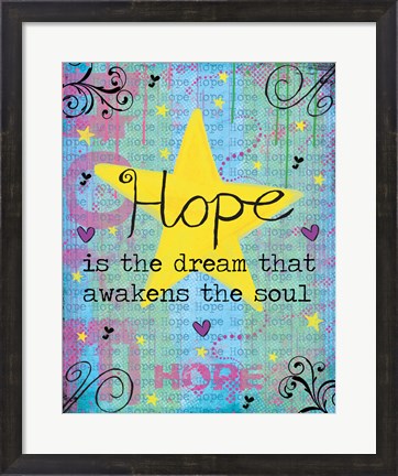 Framed Hope Print