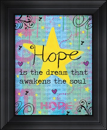 Framed Hope Print