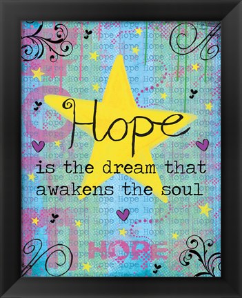 Framed Hope Print