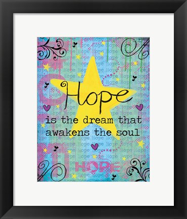 Framed Hope Print