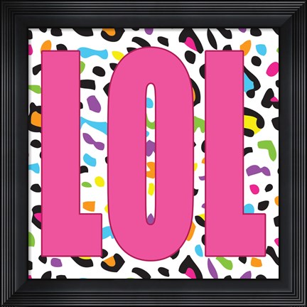 Framed LOL Leopard Print