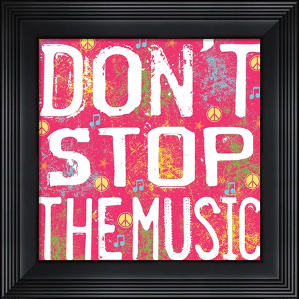 Framed Music Print