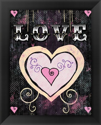 Framed Heart - Love Print