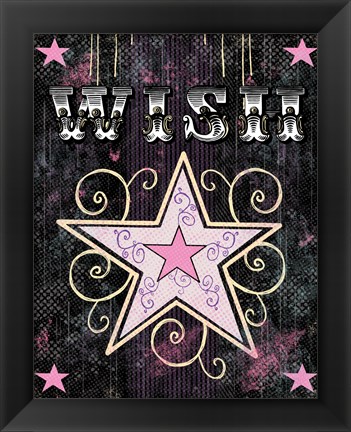 Framed Star - Wish Print