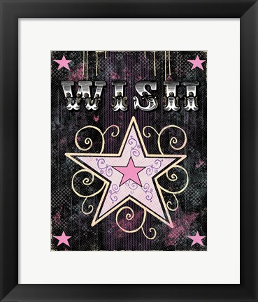 Framed Star - Wish Print