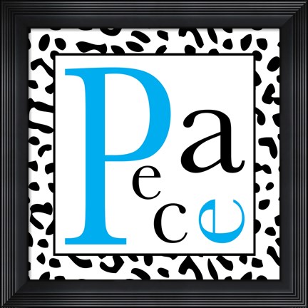 Framed Peace 1 Print