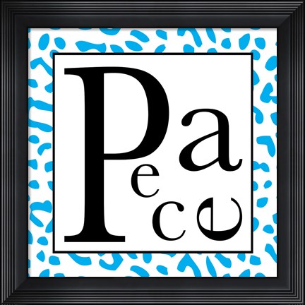 Framed Peace 2 Print