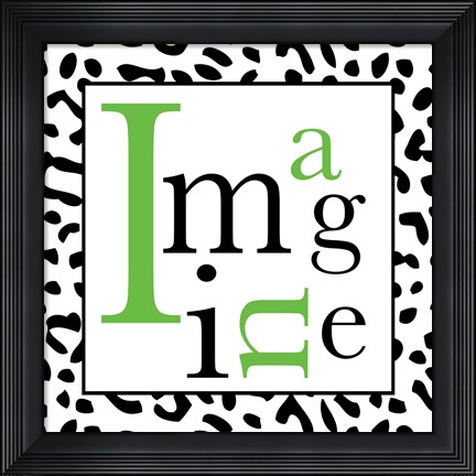 Framed Imagine 1 Print