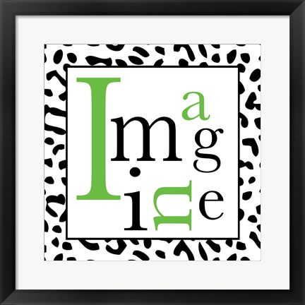 Framed Imagine 1 Print