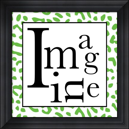Framed Imagine 2 Print