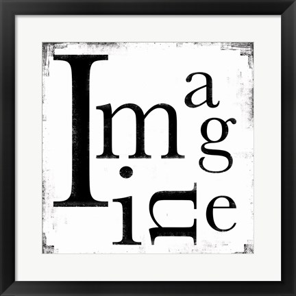 Framed Imagine 3 Print