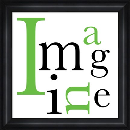 Framed Imagine 4 Print