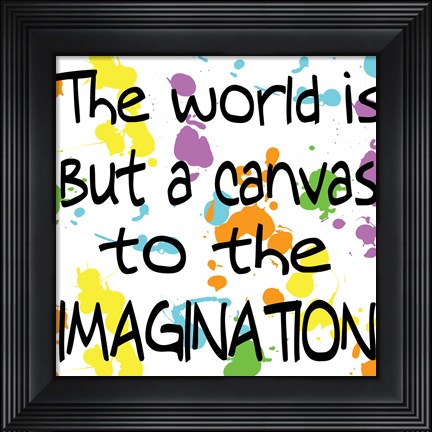 Framed World Is But A Canvas Print