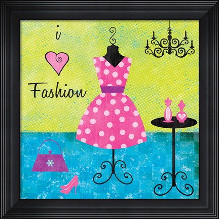 Framed Fashion I Print