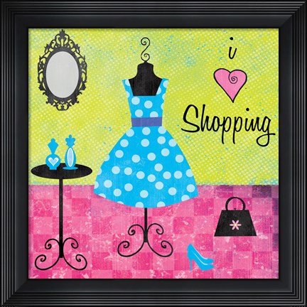 Framed Fashion II Print
