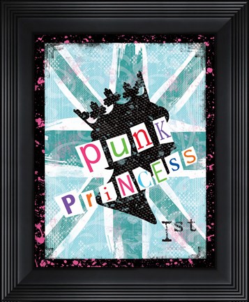 Framed Punk Princess Print