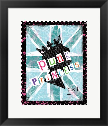Framed Punk Princess Print