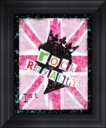 Framed Rock Royalty Print
