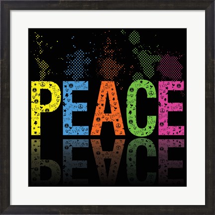 Framed Peace 5 Print