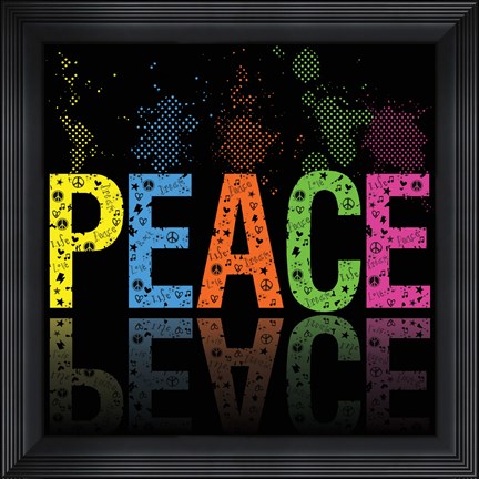 Framed Peace 5 Print
